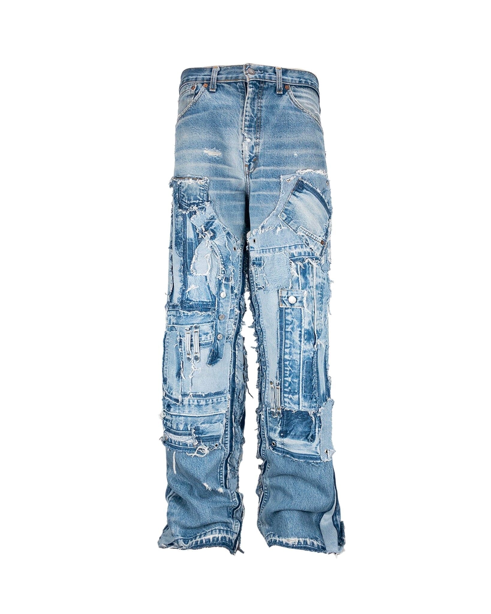 Jeans Baggy reworked blue - freeshipping - NTMB - Nevertoomuchbasic