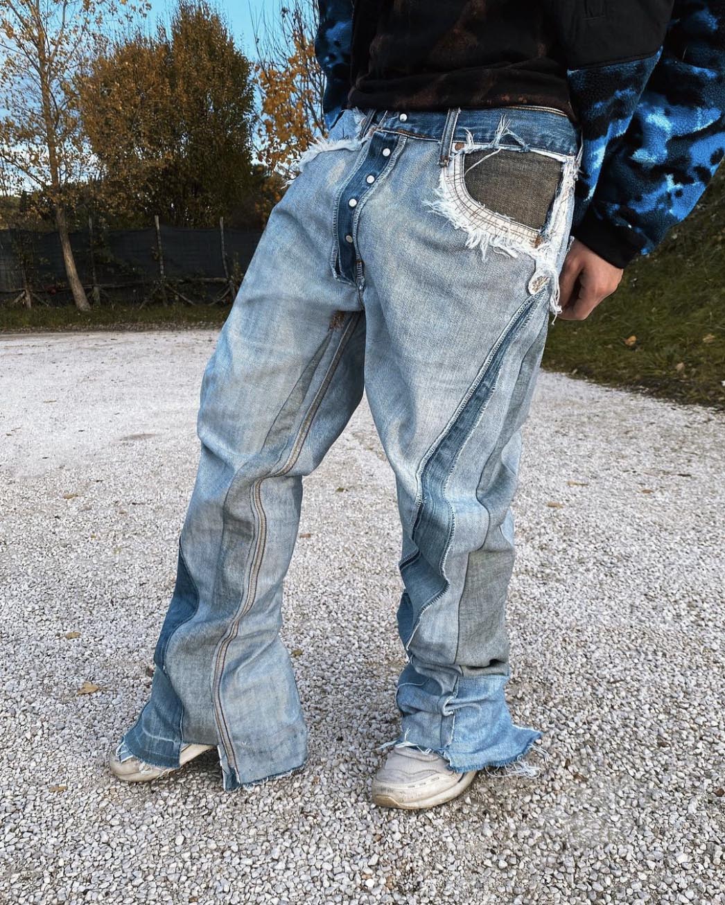 Deconstructed Flare Jeans - NTMB - Nevertoomuchbasic