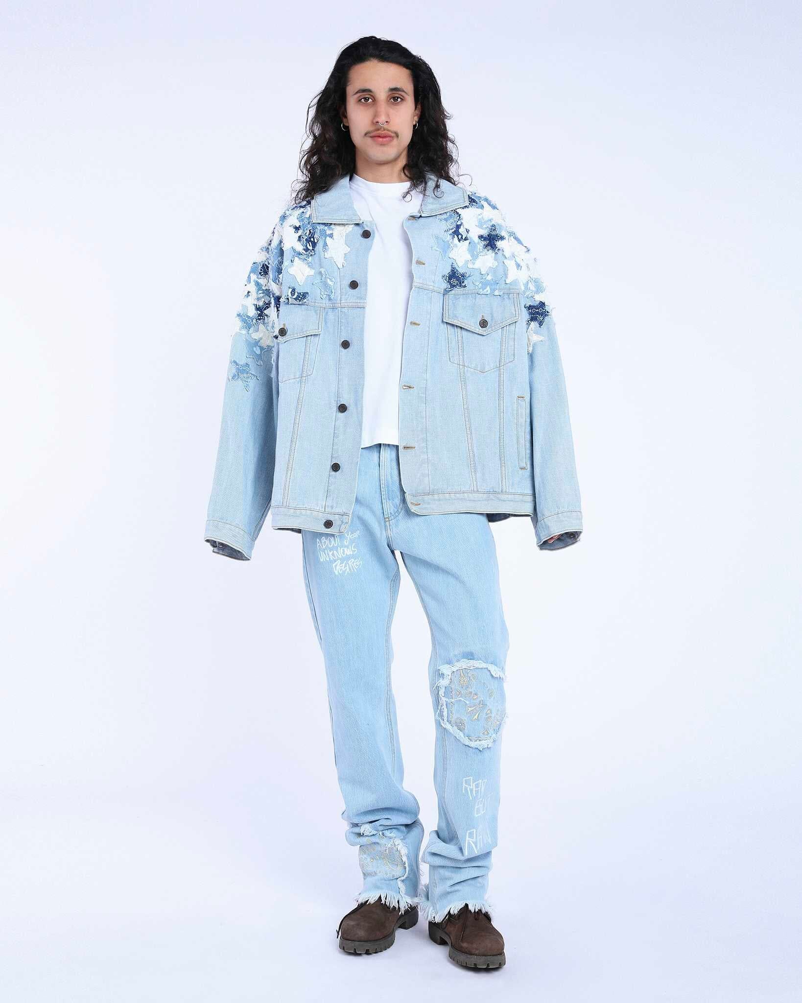 Jacket Over Patchwork Stars