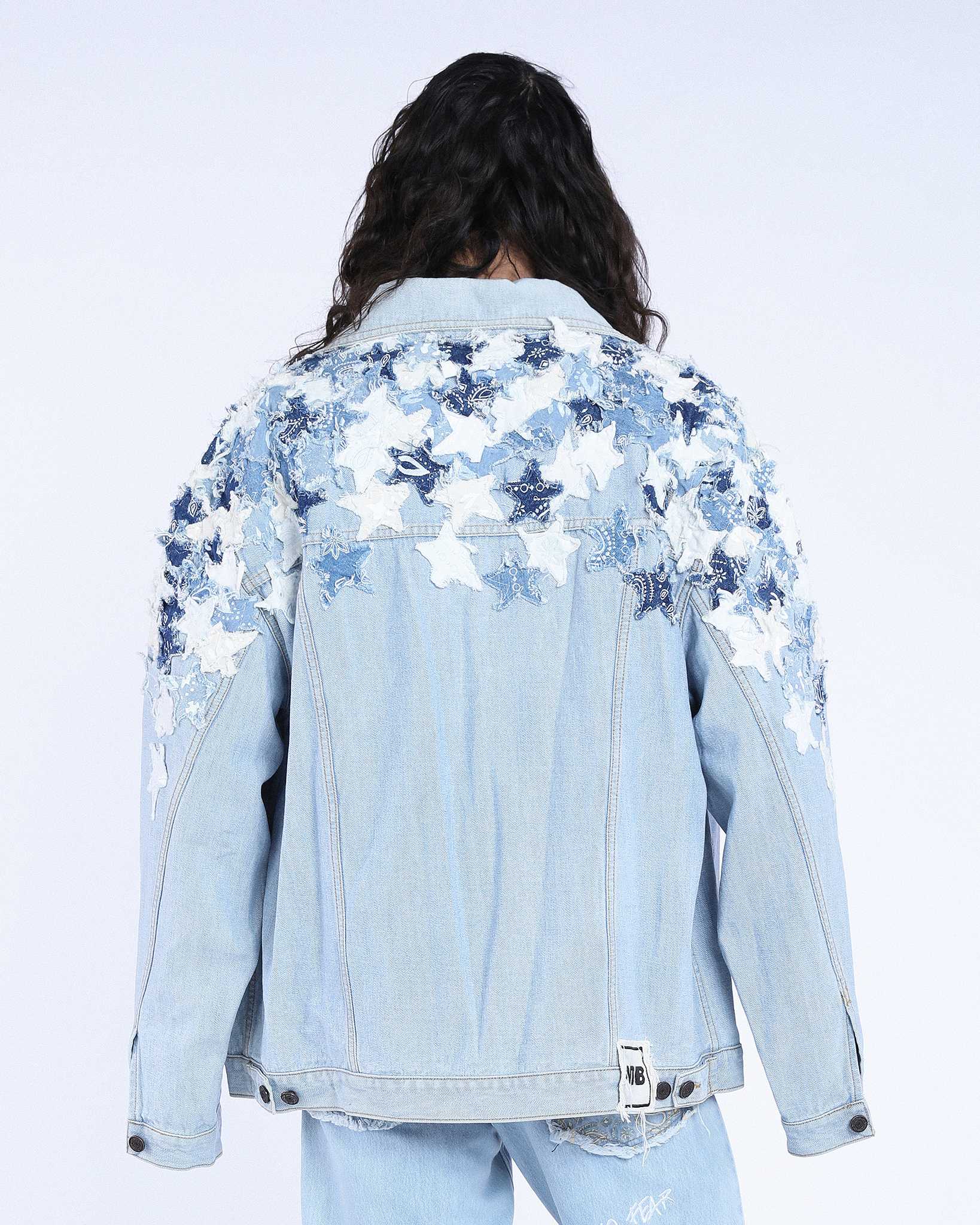 Jacket Over Patchwork Stars