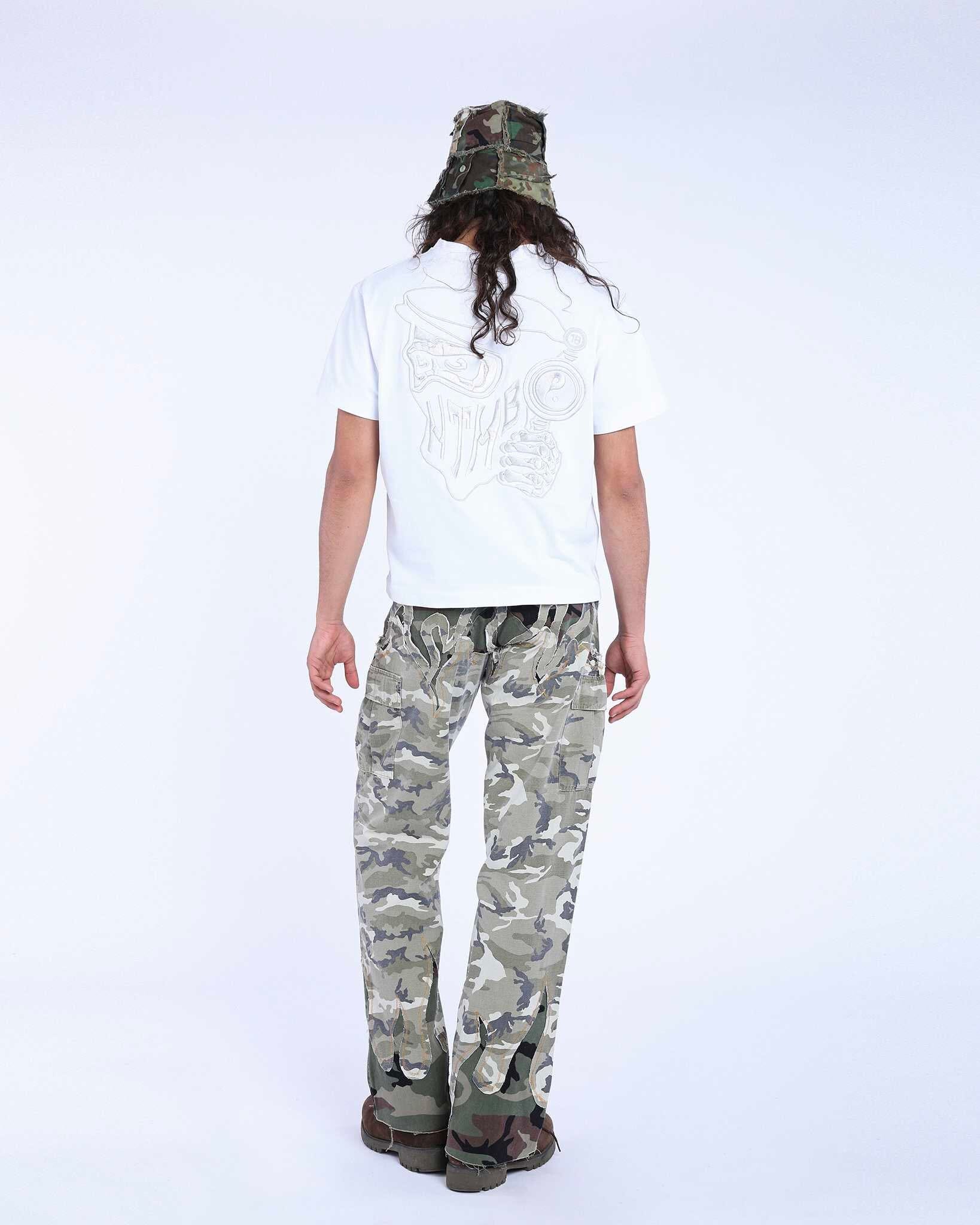 Jeans Camouflage Cargo Flames