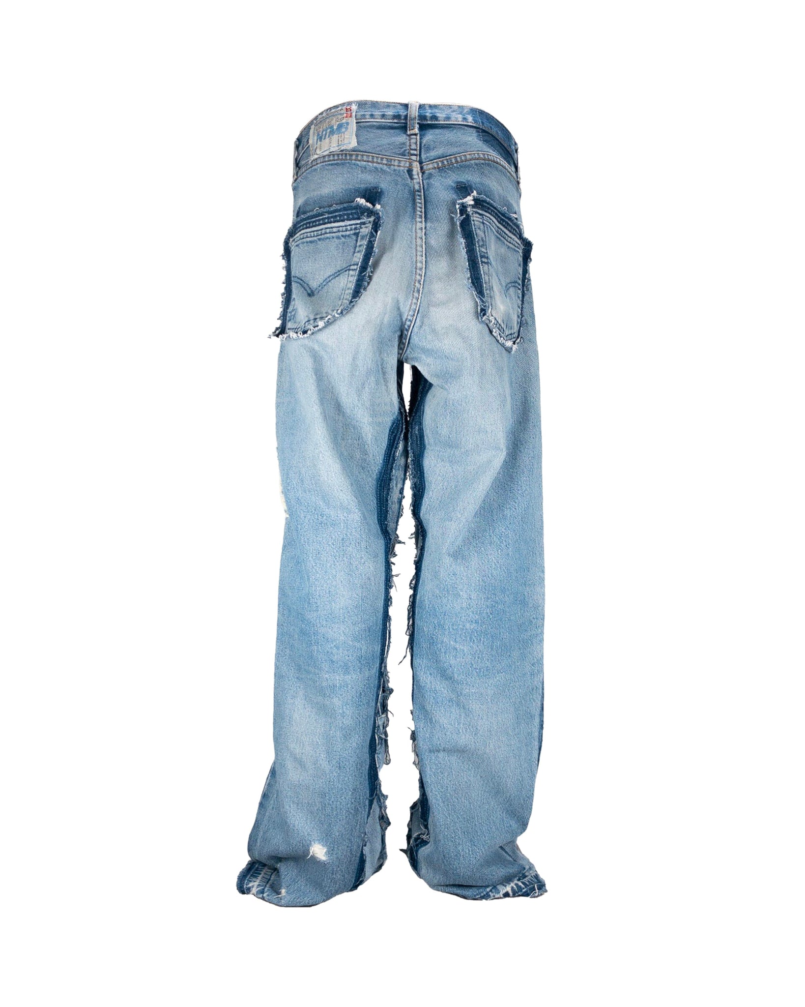 Jeans Baggy reworked blue