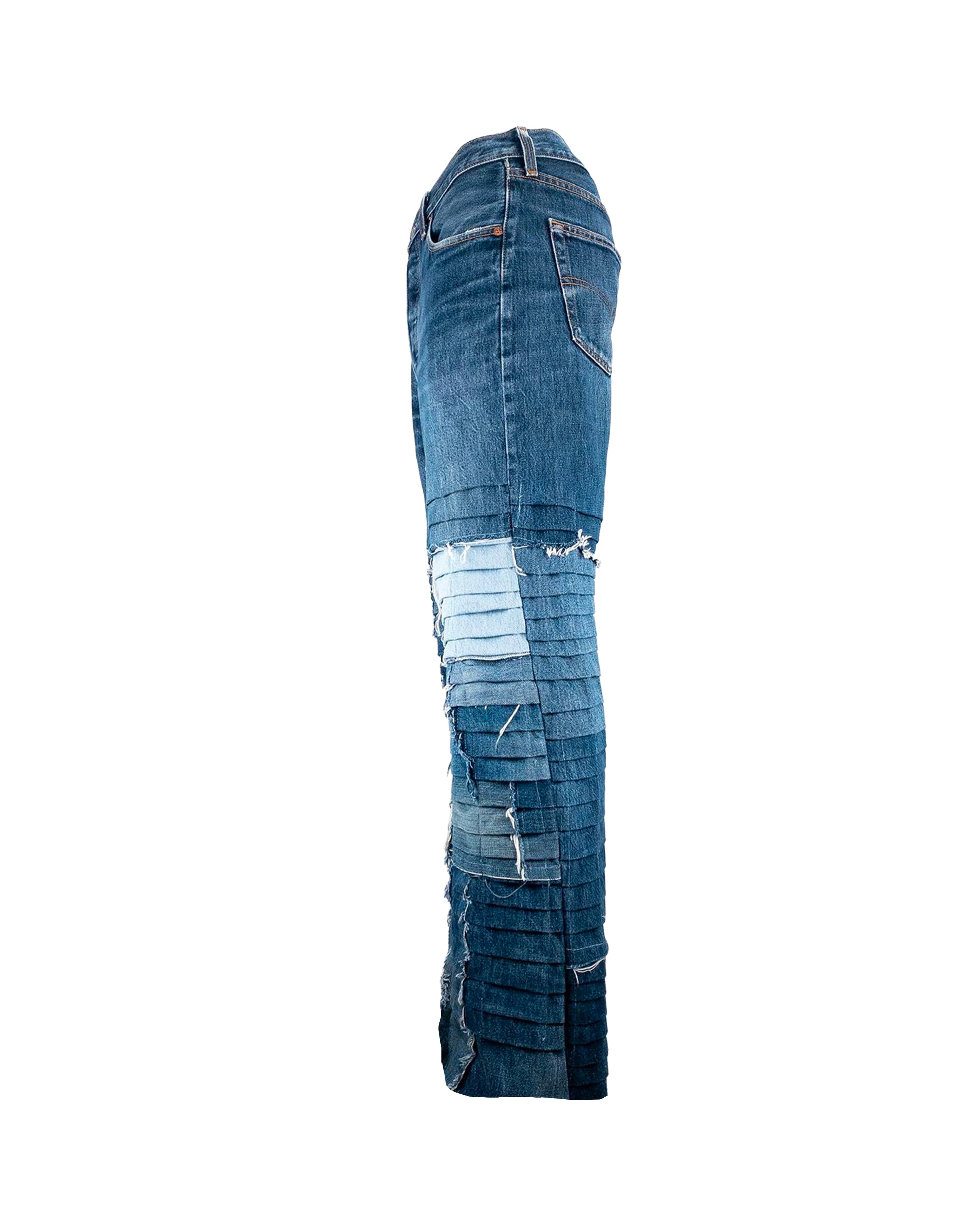 Jeans Baggy Multi Pleats