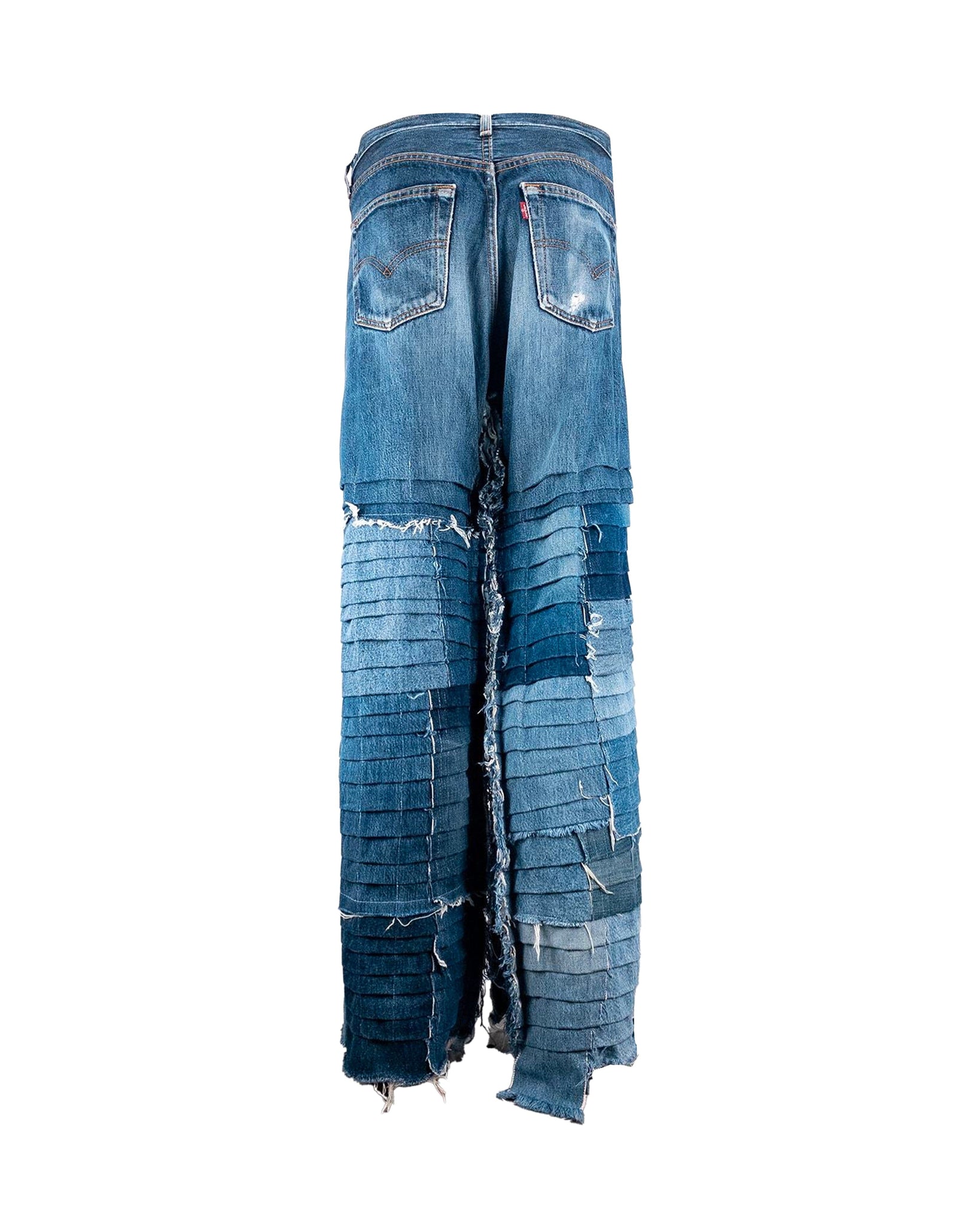 Jeans Baggy Multi Pleats