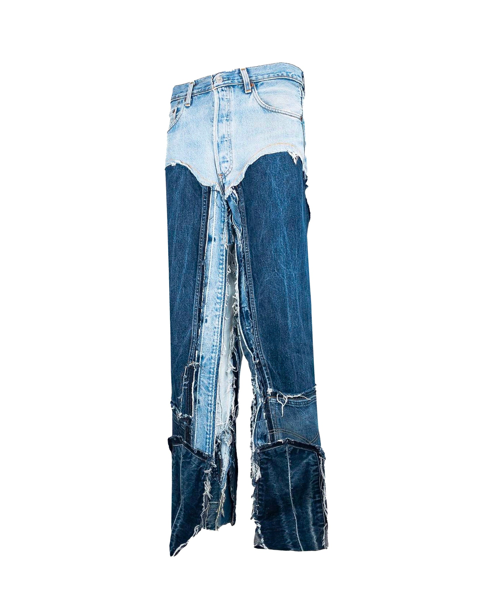 Jeans reworked Straight upcycling