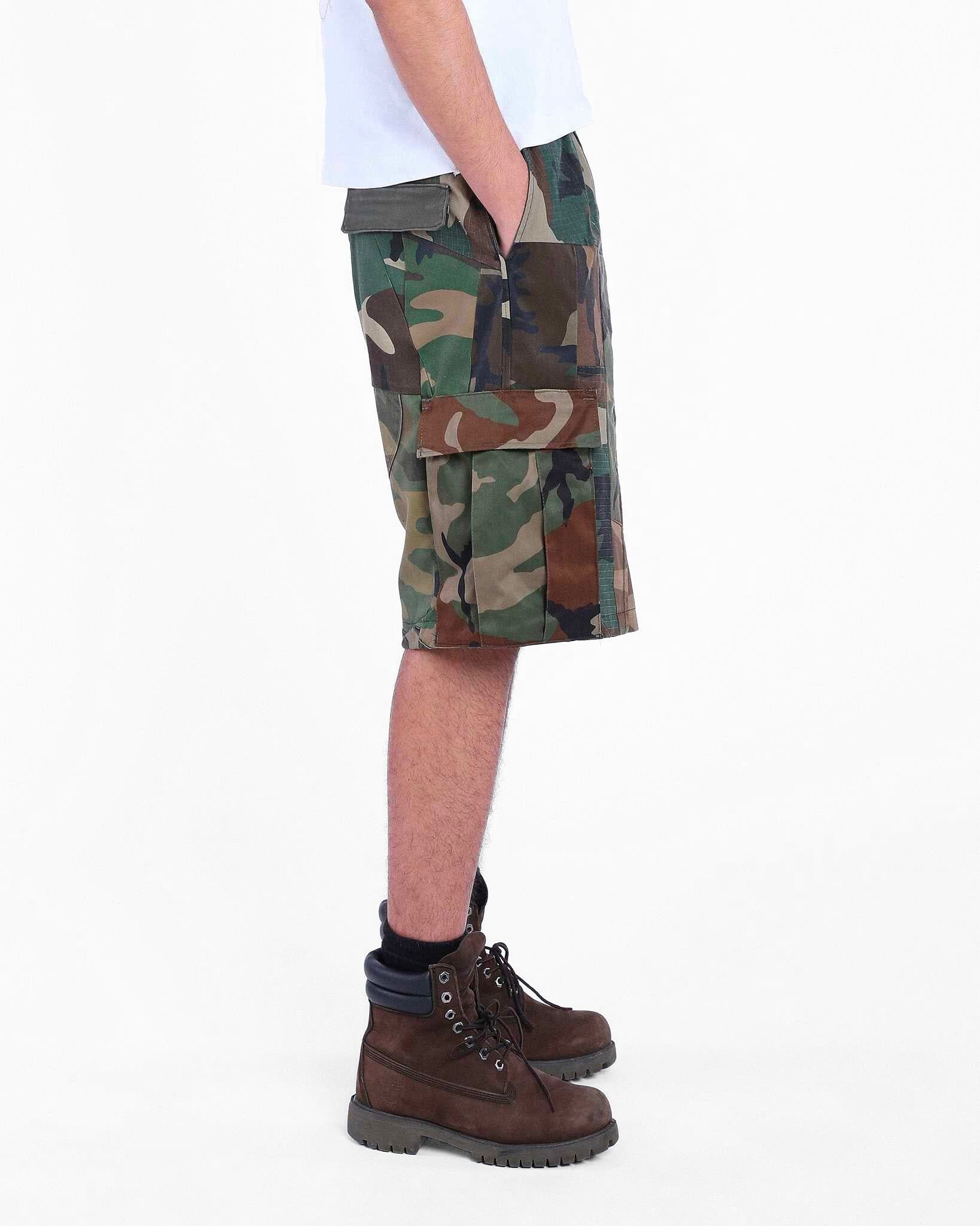 Bermuda Cargo Camouflage Patchwork - NTMB - Nevertoomuchbasic