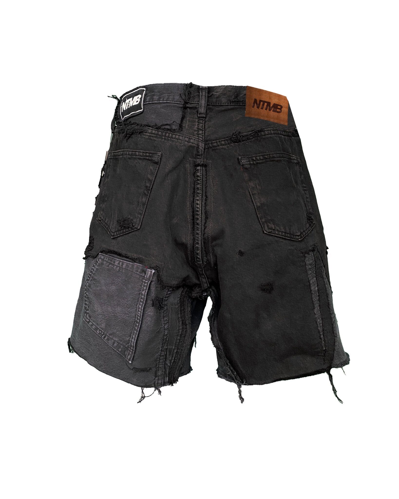 Bermuda Jeans Upcycling Black - freeshipping - NTMB