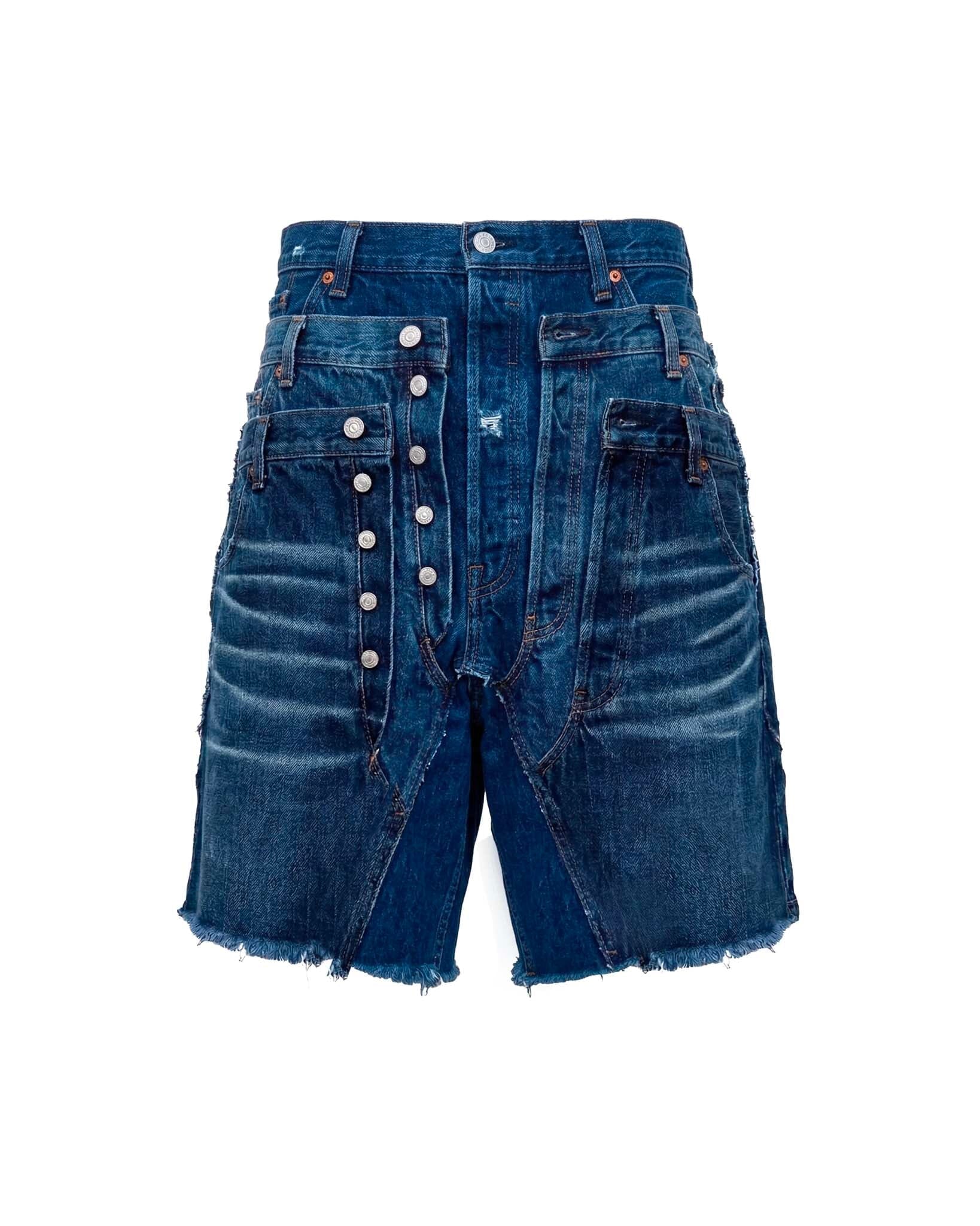 Bermuda Triple Jeans Dark Blue - NTMB - Nevertoomuchbasic