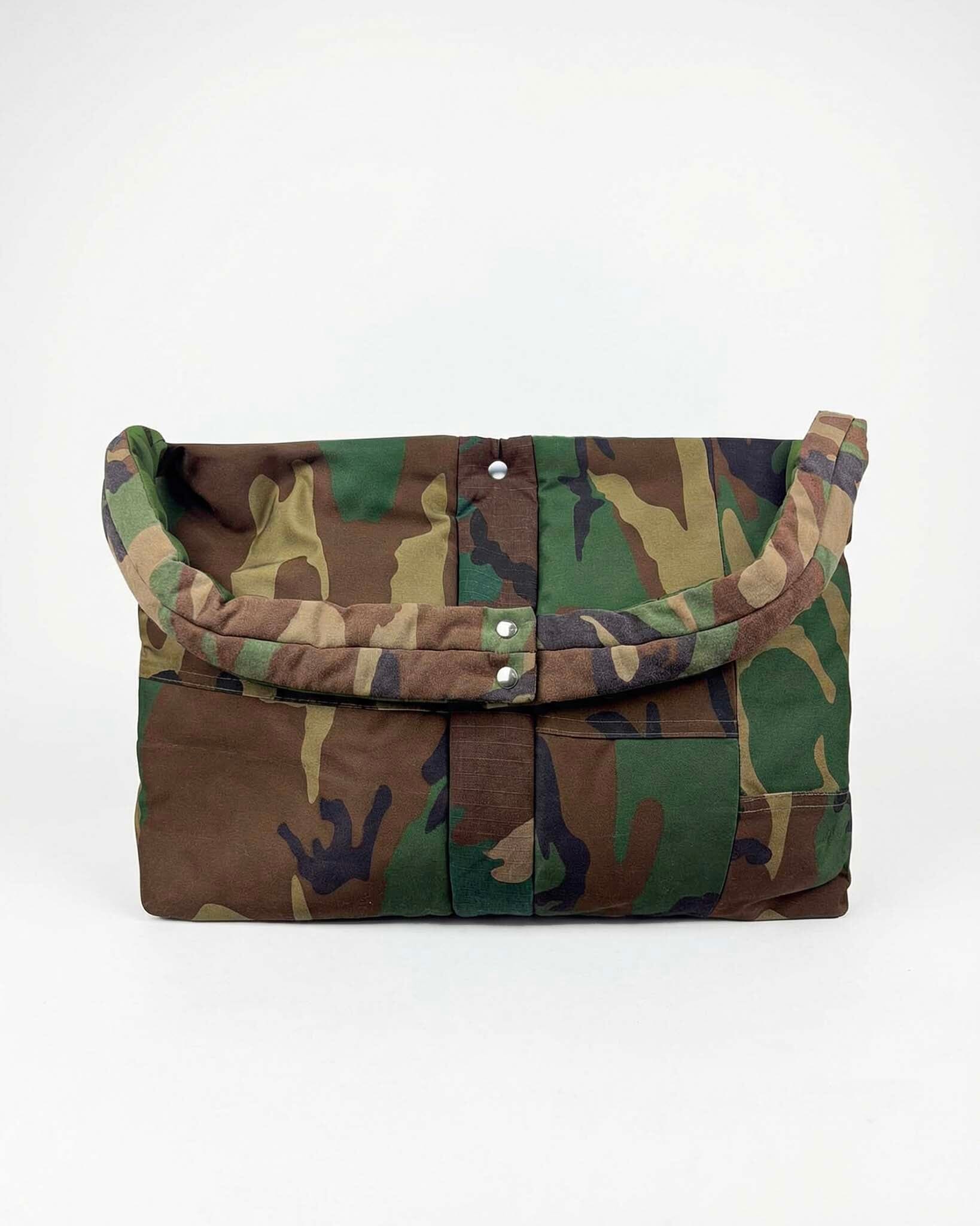 Crossbody Puff bag Patchwork Vintage Camouflage - NTMB - Nevertoomuchbasic