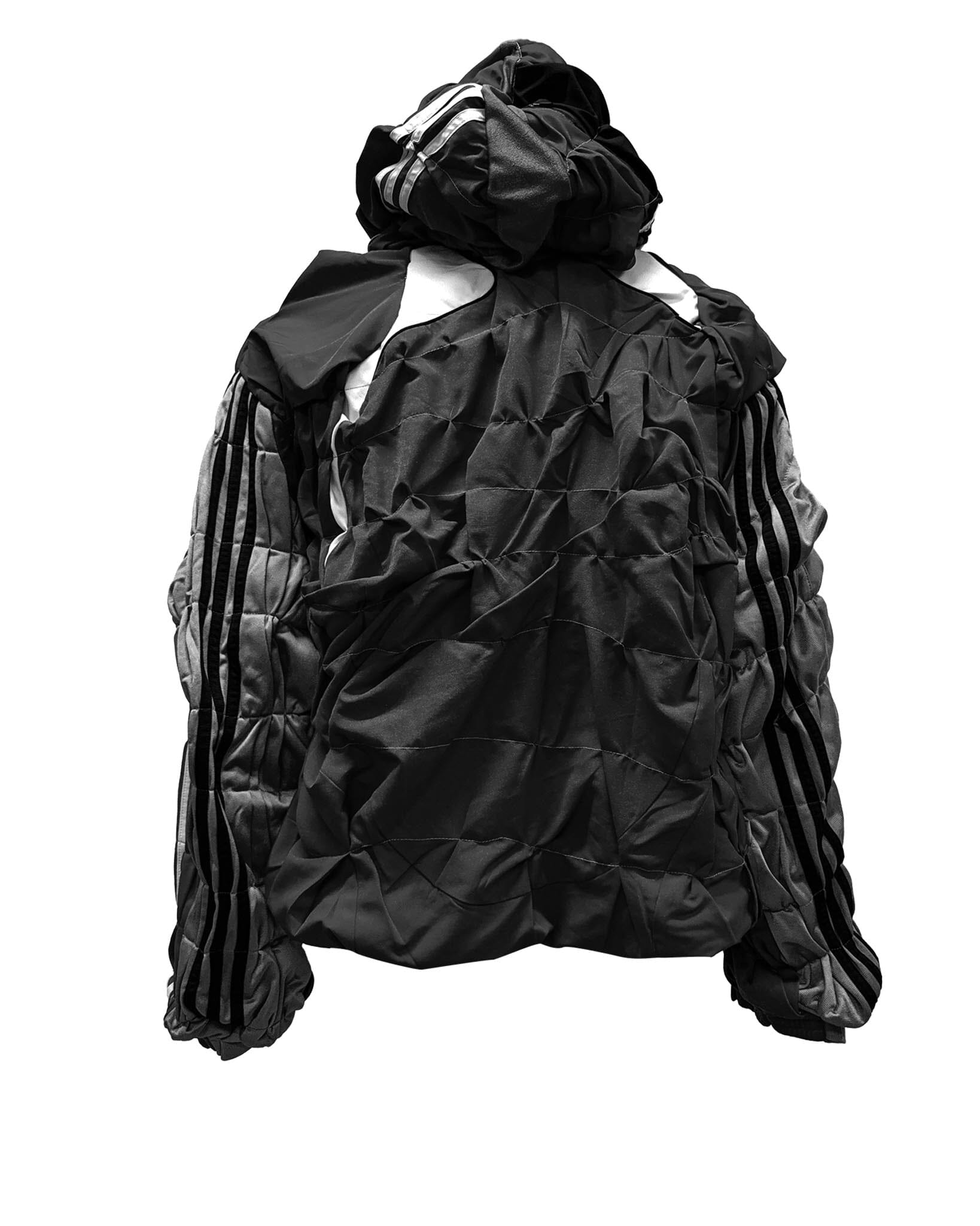 Reworked hoodie jacket A-Black