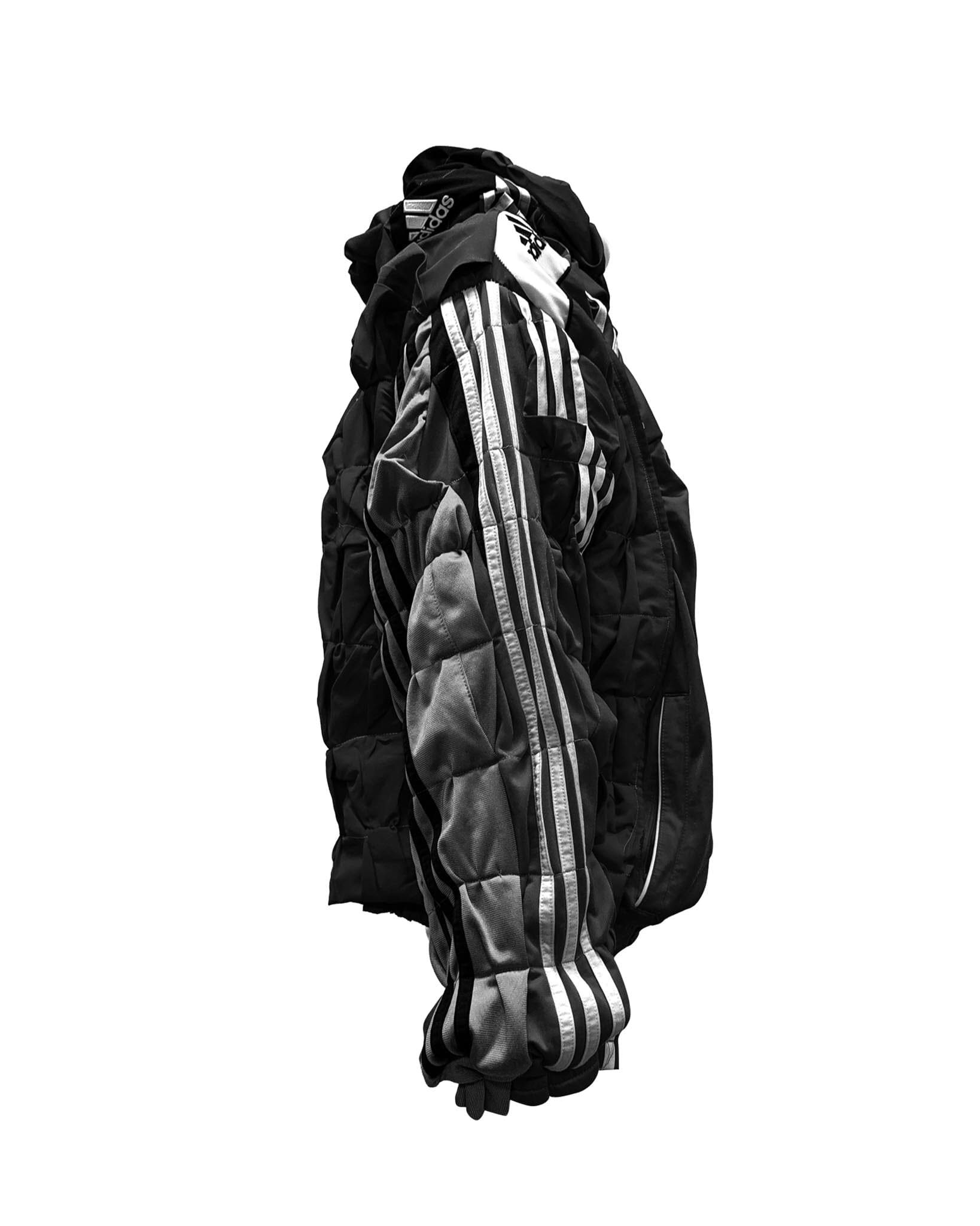 Reworked hoodie jacket A-Black