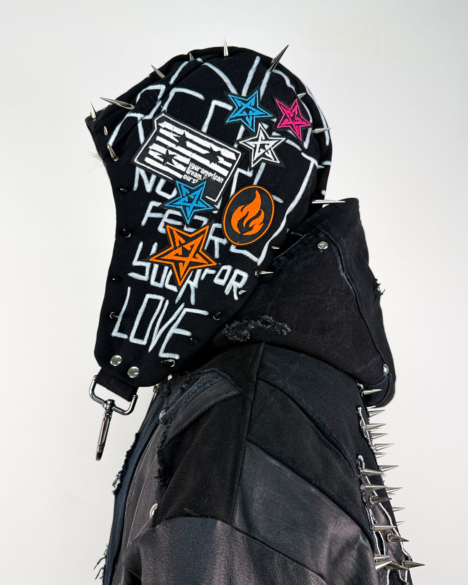 Earflap Hat Black Denim - NTMB - Nevertoomuchbasic