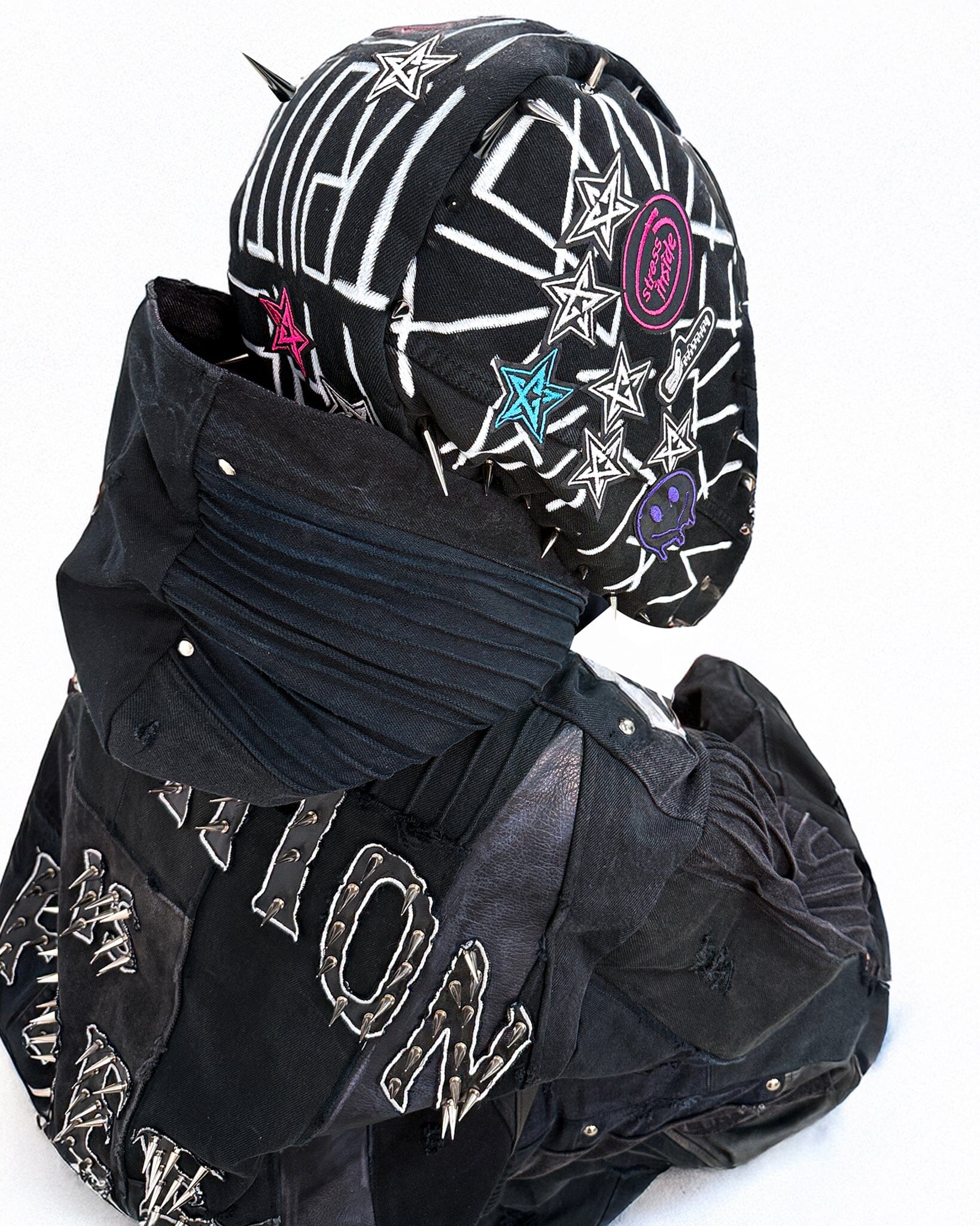 Earflap Hat Black Denim - NTMB - Nevertoomuchbasic