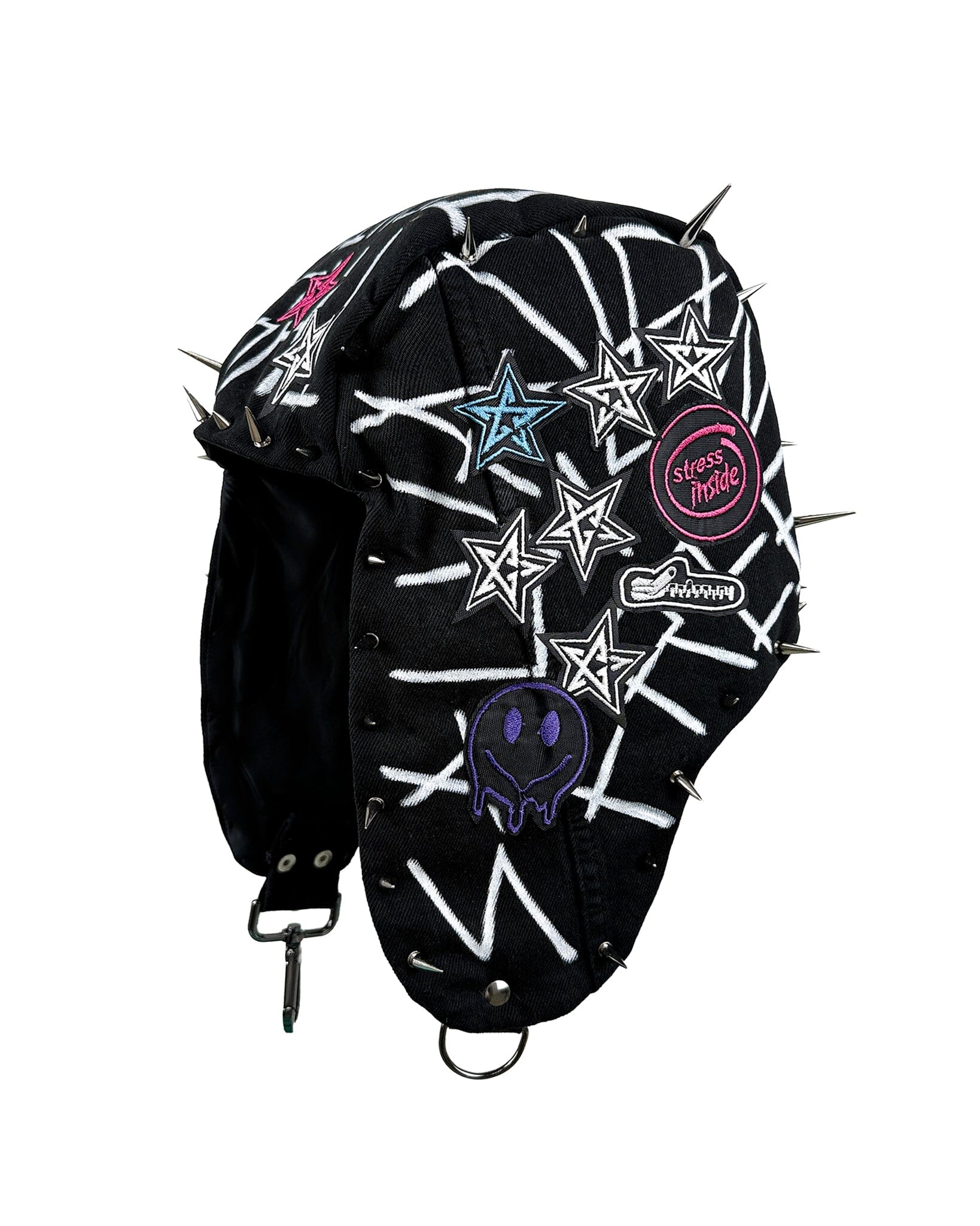 Earflap Hat Black Denim - NTMB - Nevertoomuchbasic