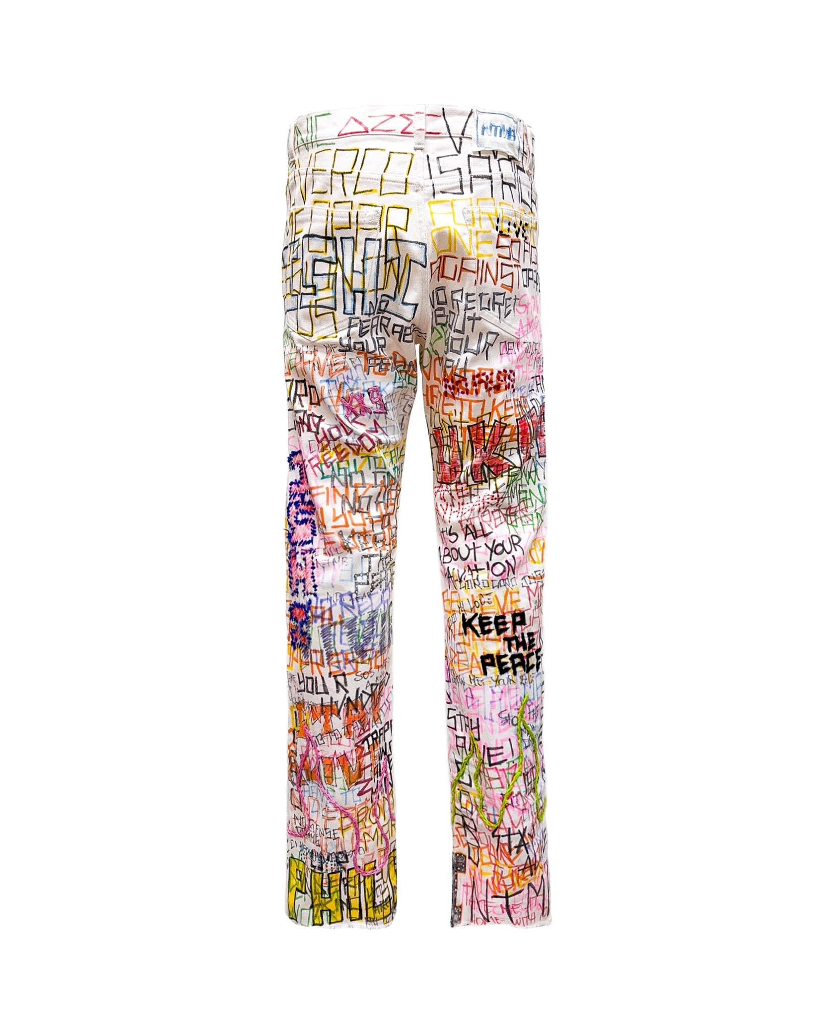 Graffiti Jeans white - NTMB - Nevertoomuchbasic