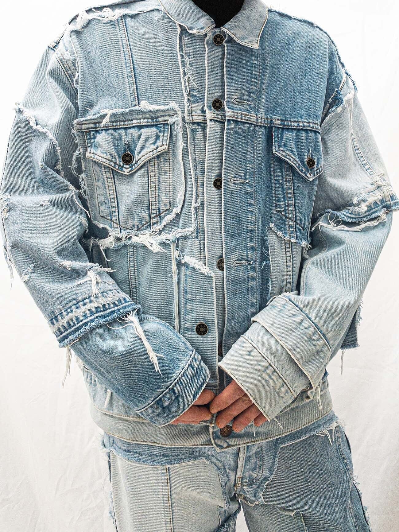Jacket Paneled Blue
