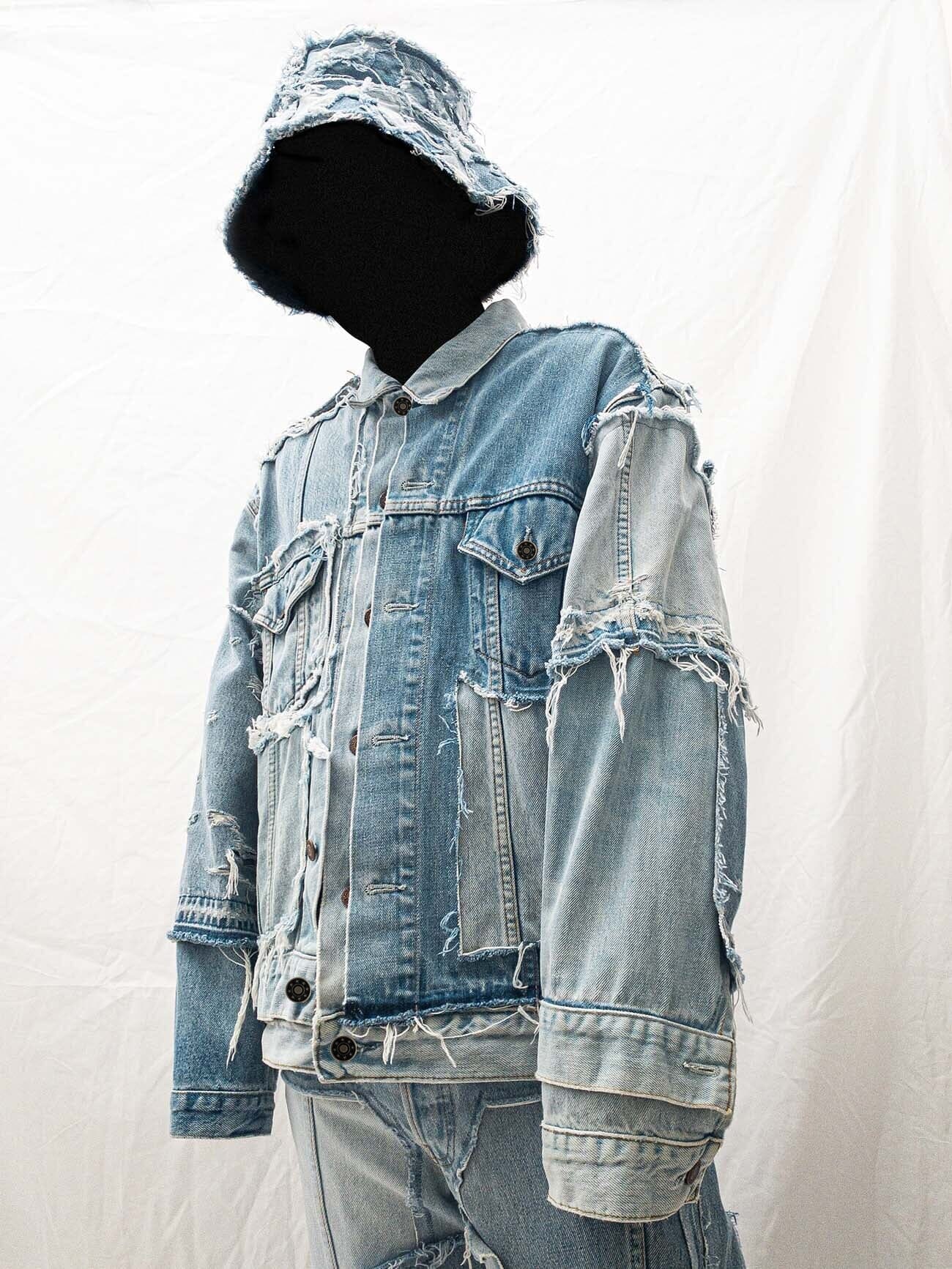 Jacket Paneled Blue