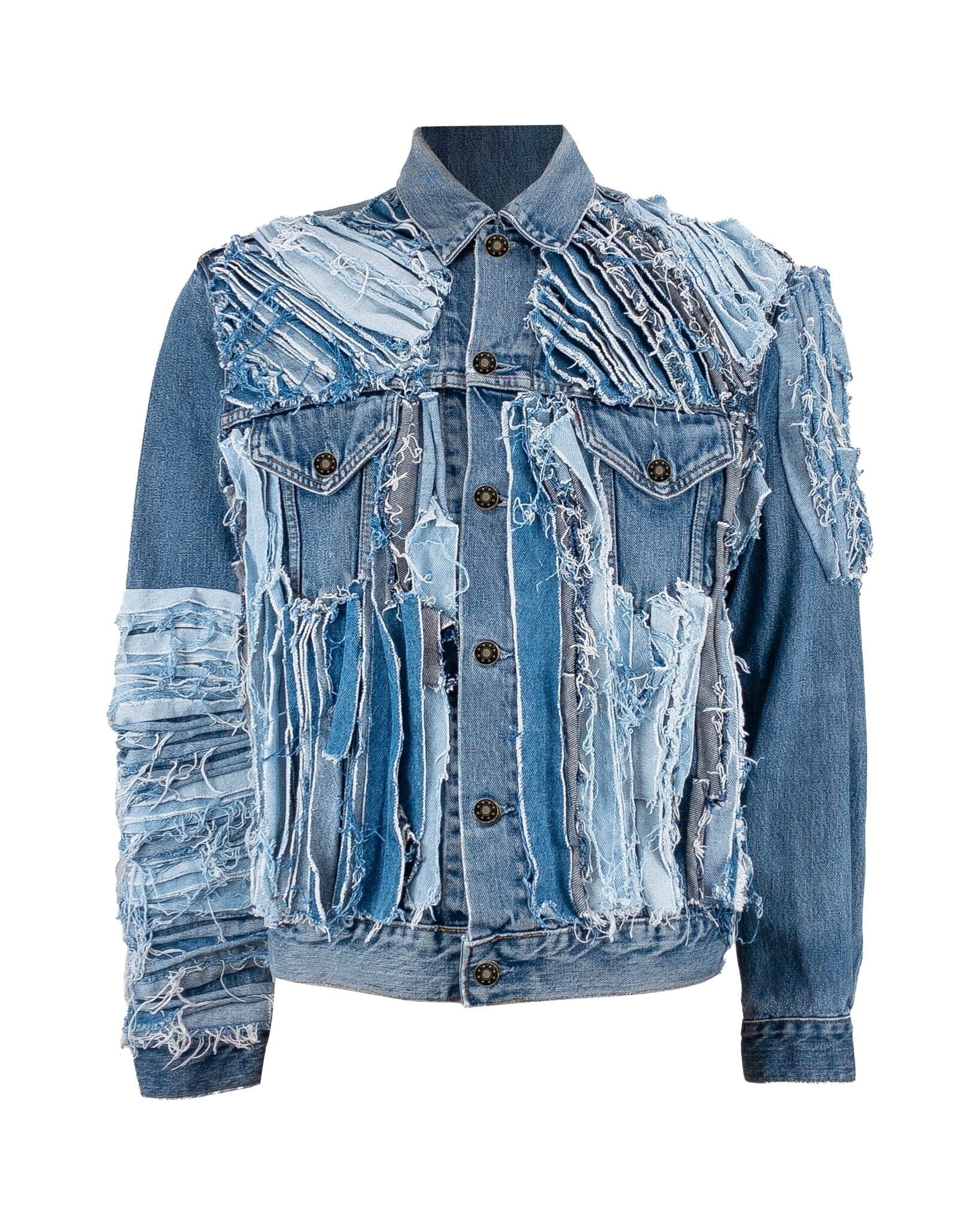 Jacket Regular Paneled Frayed - NTMB - Nevertoomuchbasic