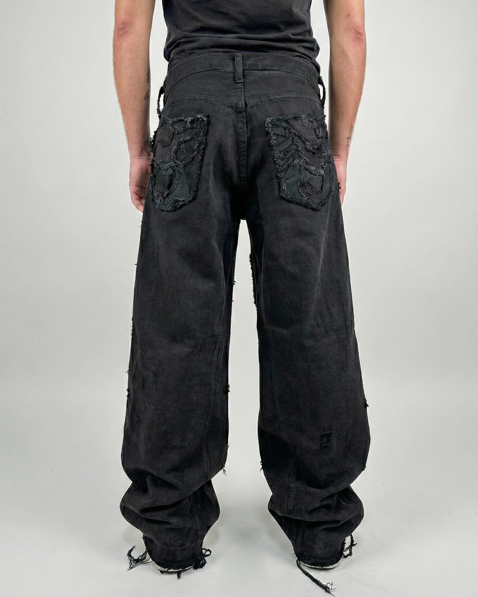 Jeans Carpenter Camouflage Patchwork Leather - NTMB - Nevertoomuchbasic