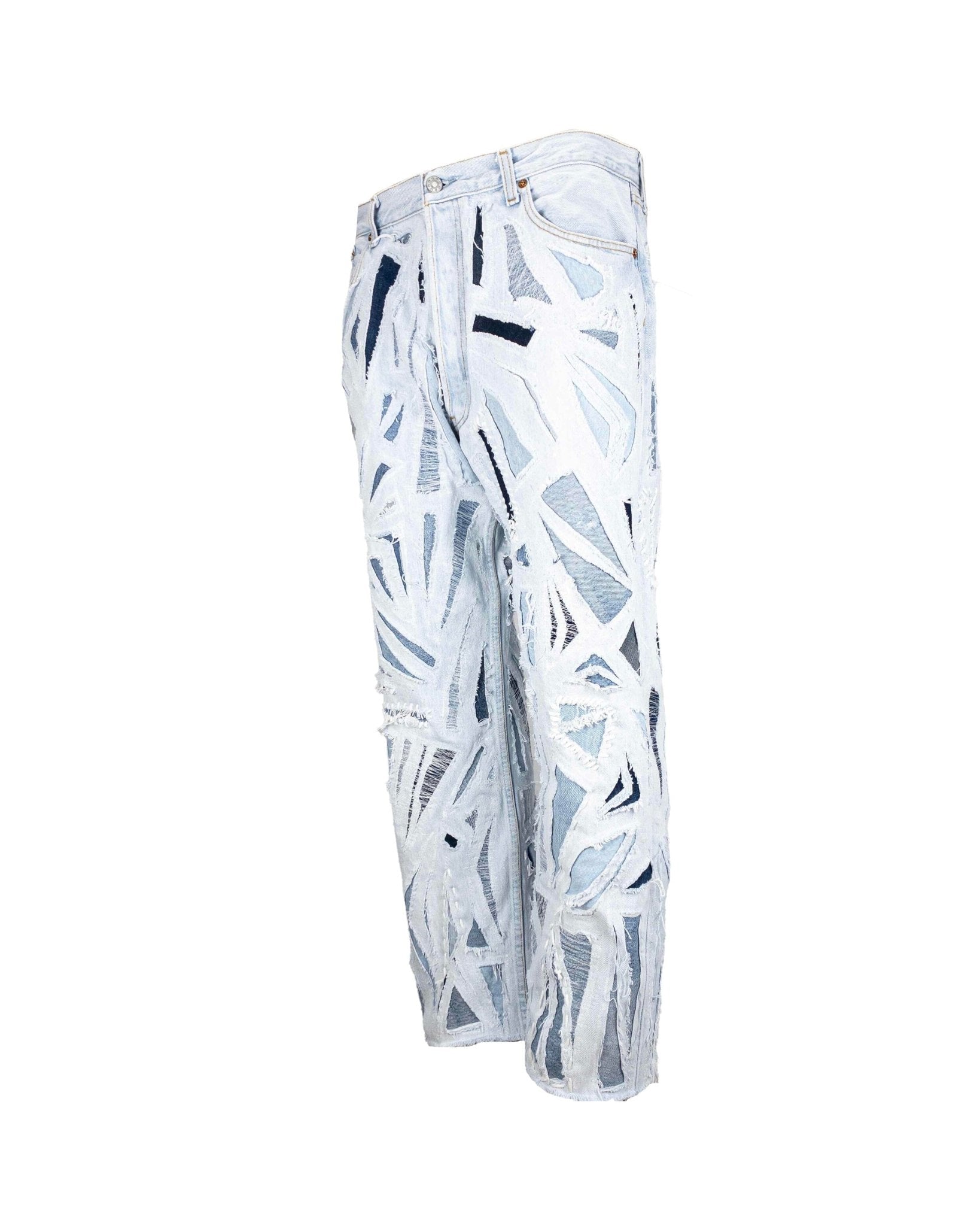 Jeans reworked Irregular Holes - NTMB - Nevertoomuchbasic