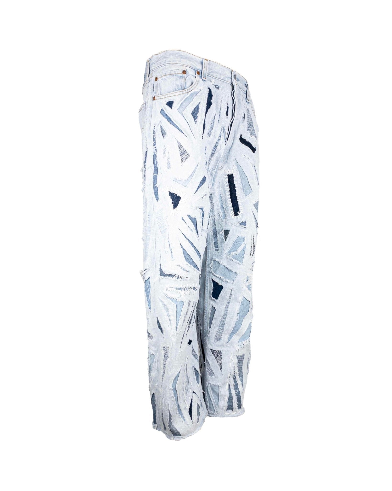 Jeans reworked Irregular Holes - NTMB - Nevertoomuchbasic