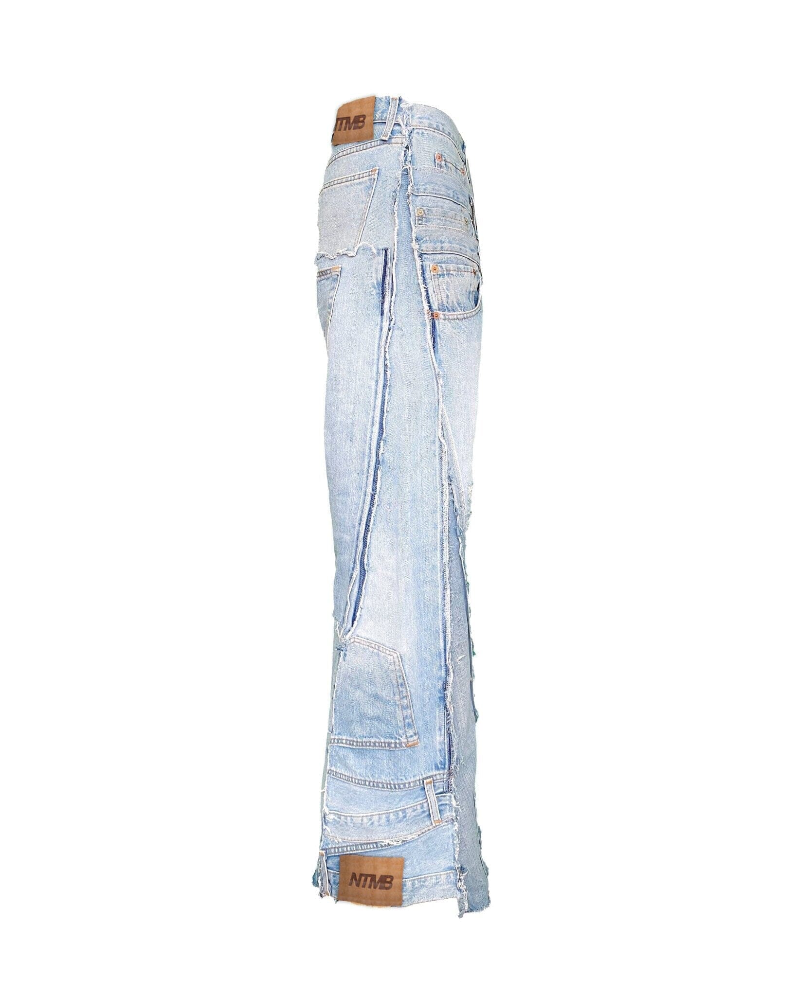 Light Blue Triple Jeans - triple waist - baggy fit – NTMB