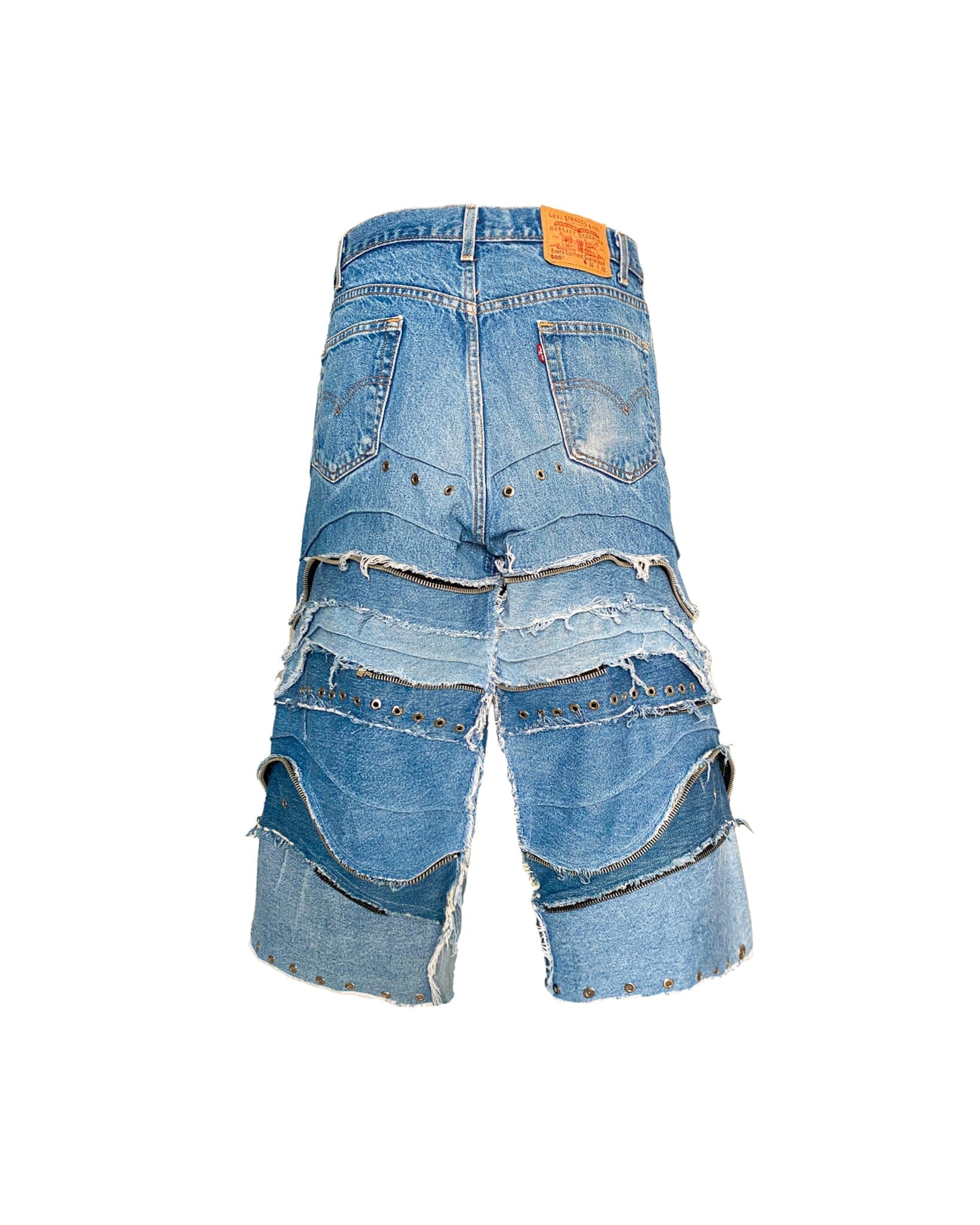 Jorts Jeans Zip Curve