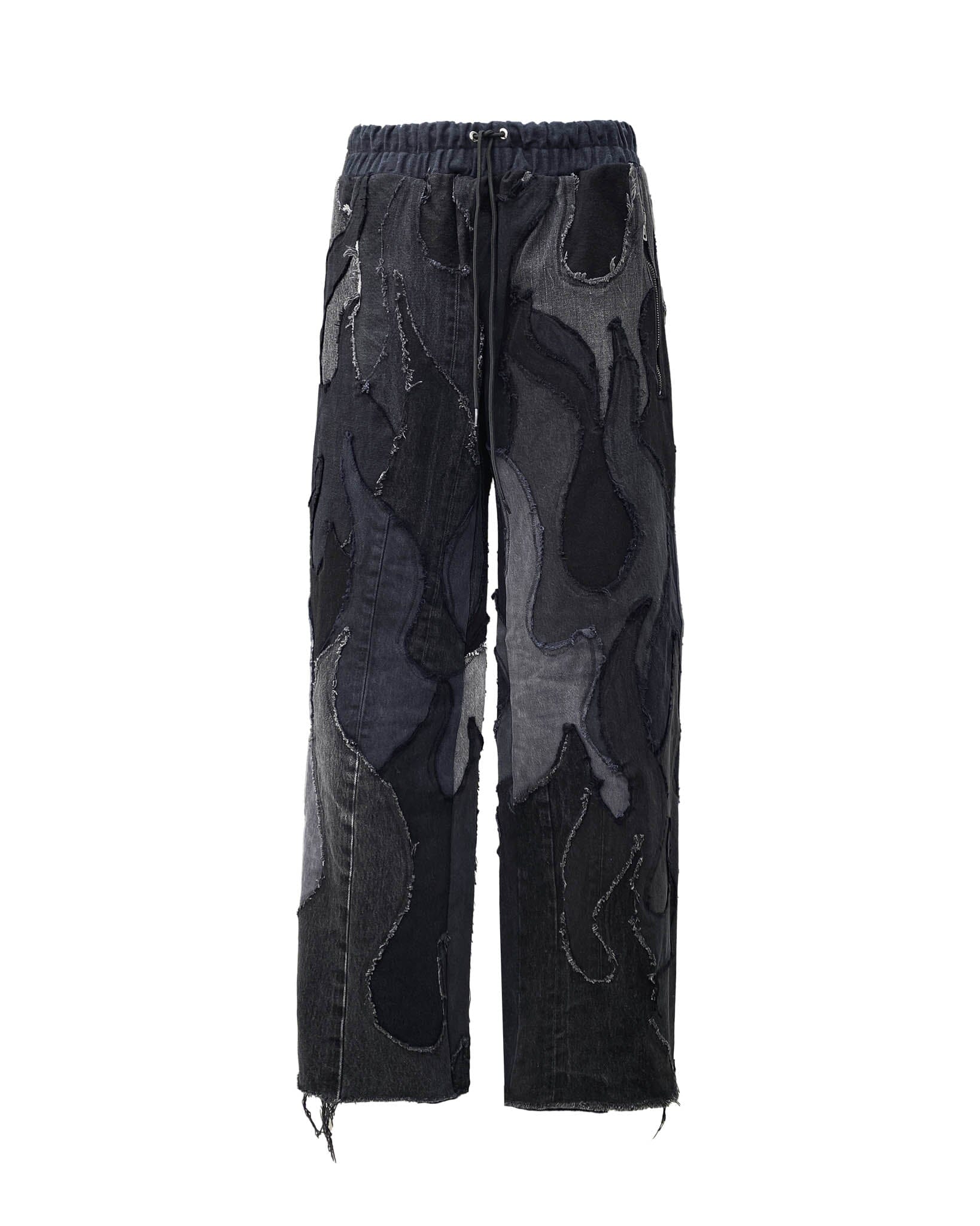 Tracksuit Denim Flames