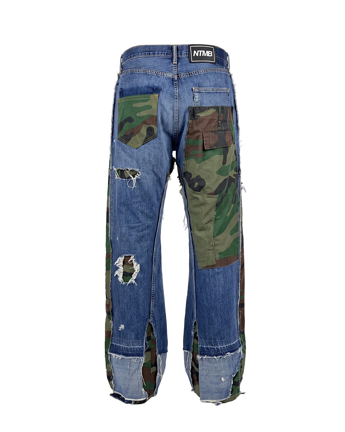 Jeans Triple Dark Blue Camouflage