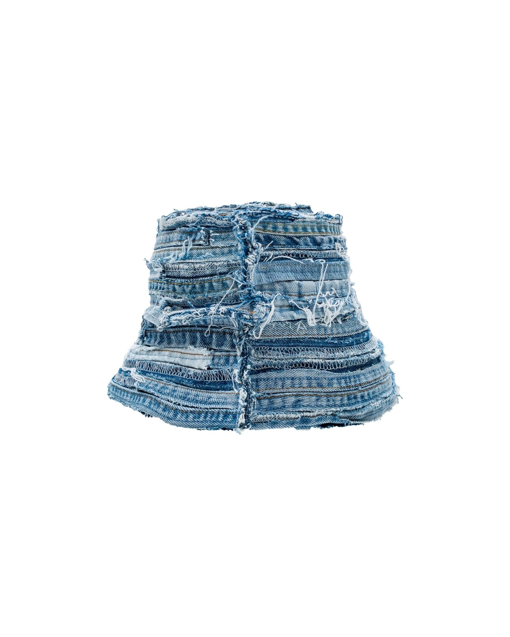 Bucket Hats Denim double seams