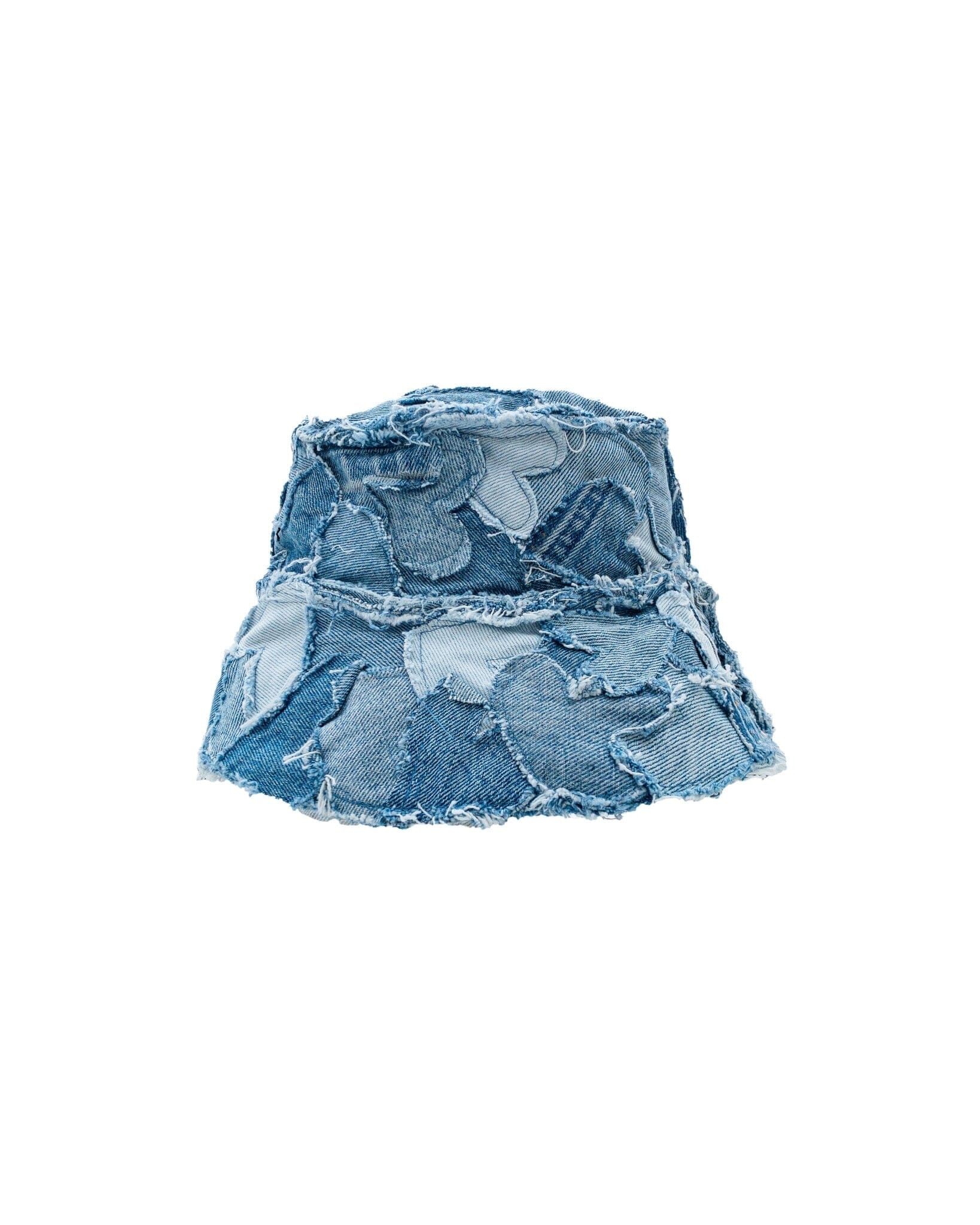 Bucket Hats Heart Cream Blue