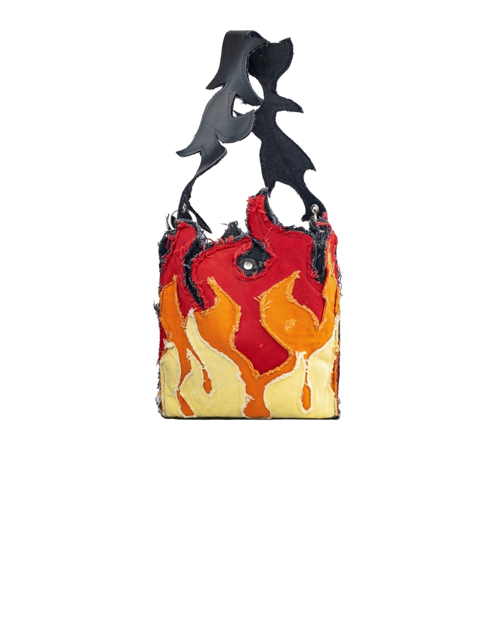 Denim Shoulder bag Flames