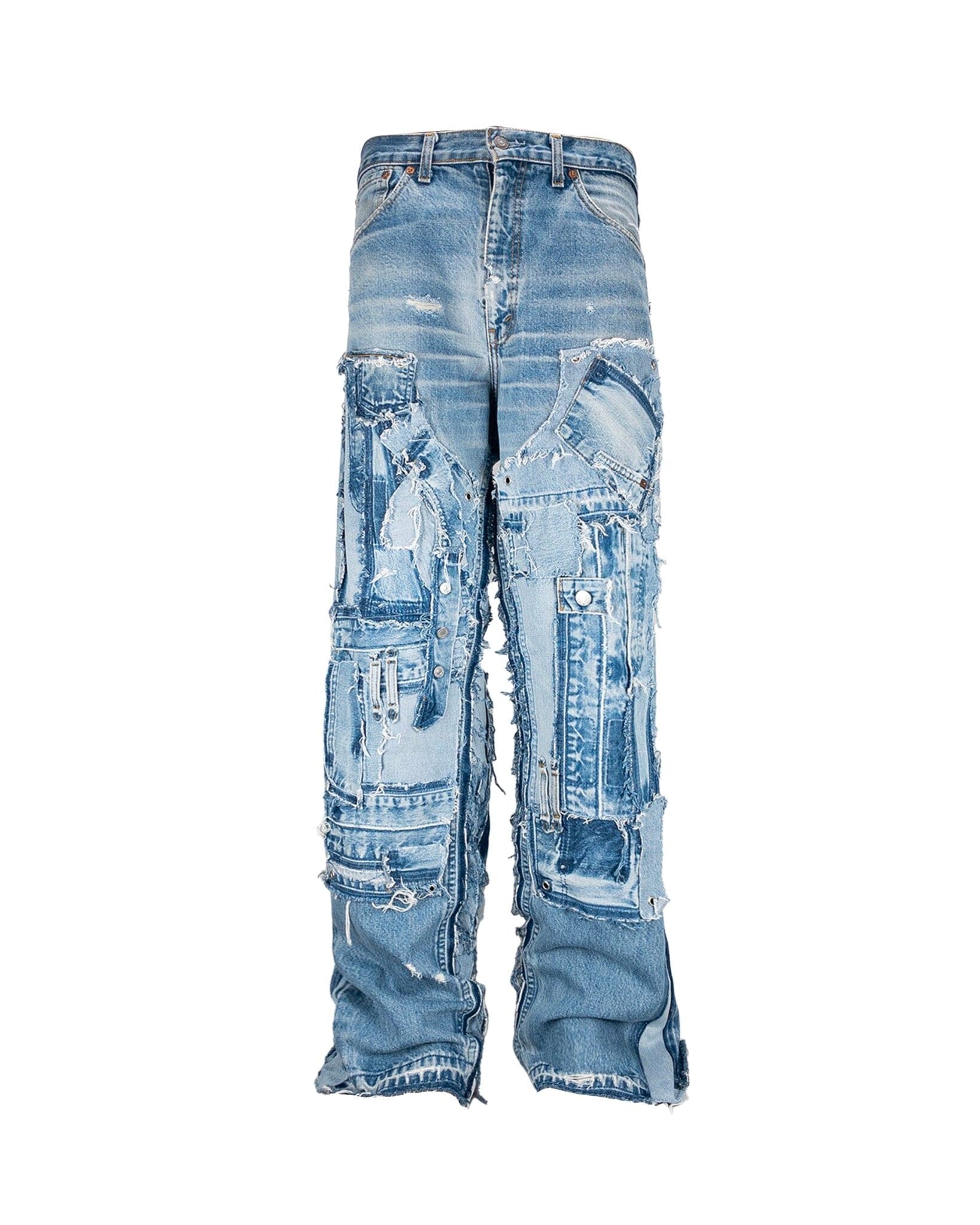 Jeans Baggy reworked blue