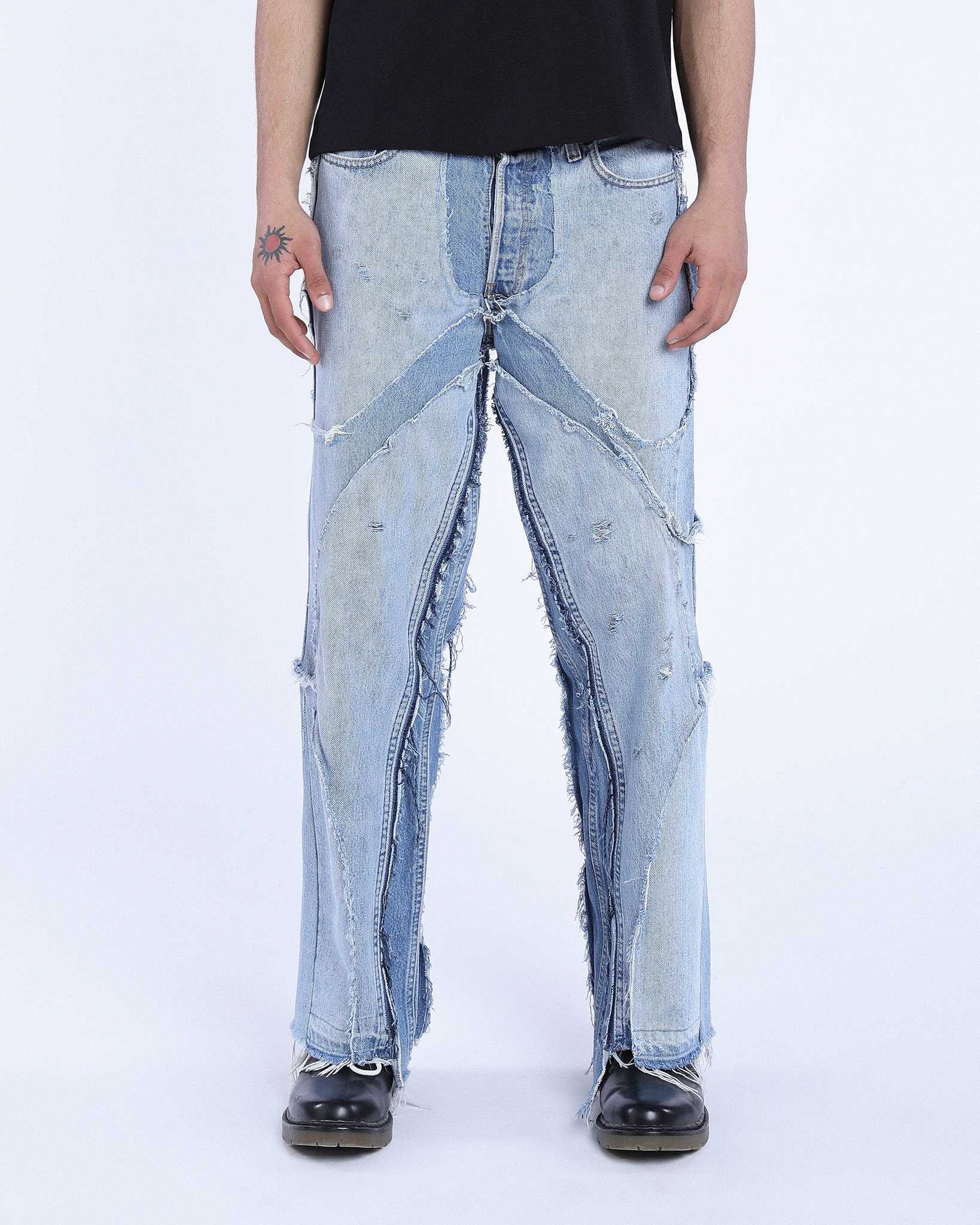 Jeans encrustration Blue