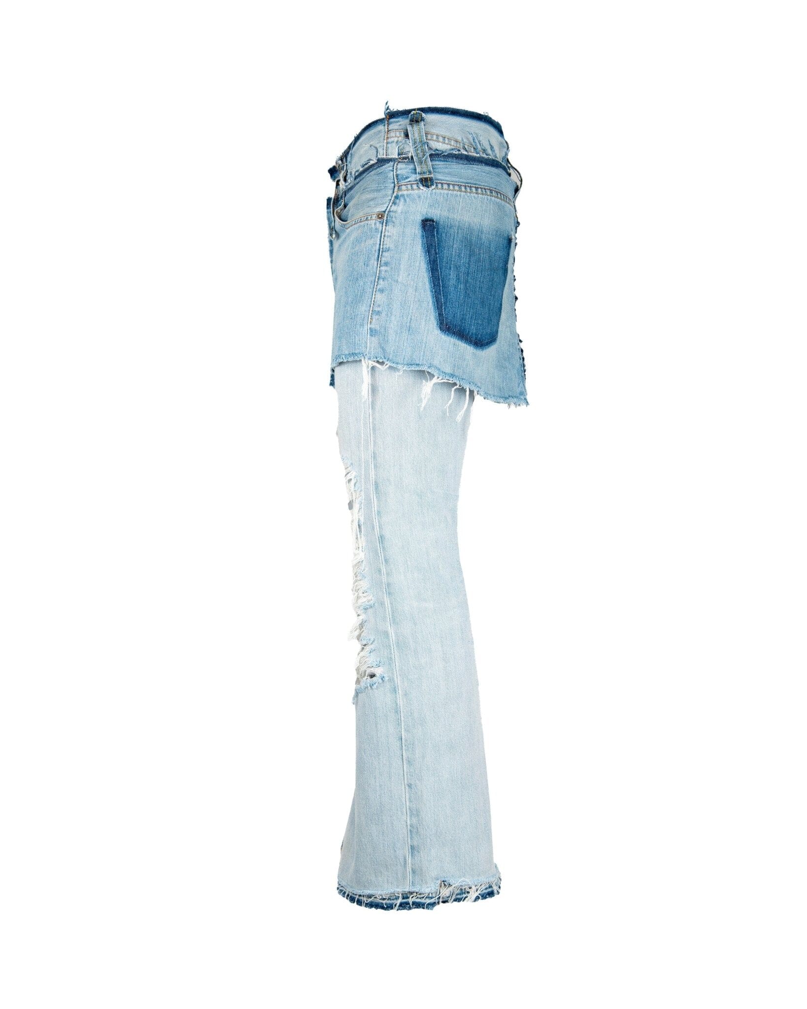 Jeans Flared skirt