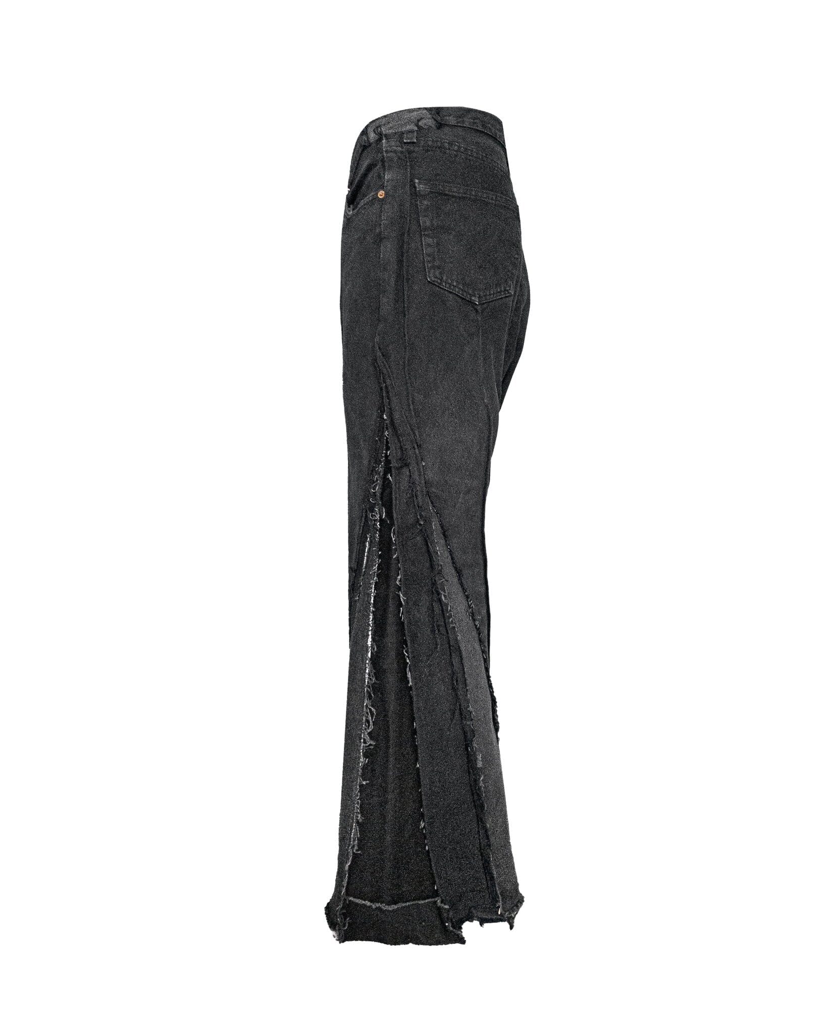Jeans Straight ULTRA WIDE LEG BLACK