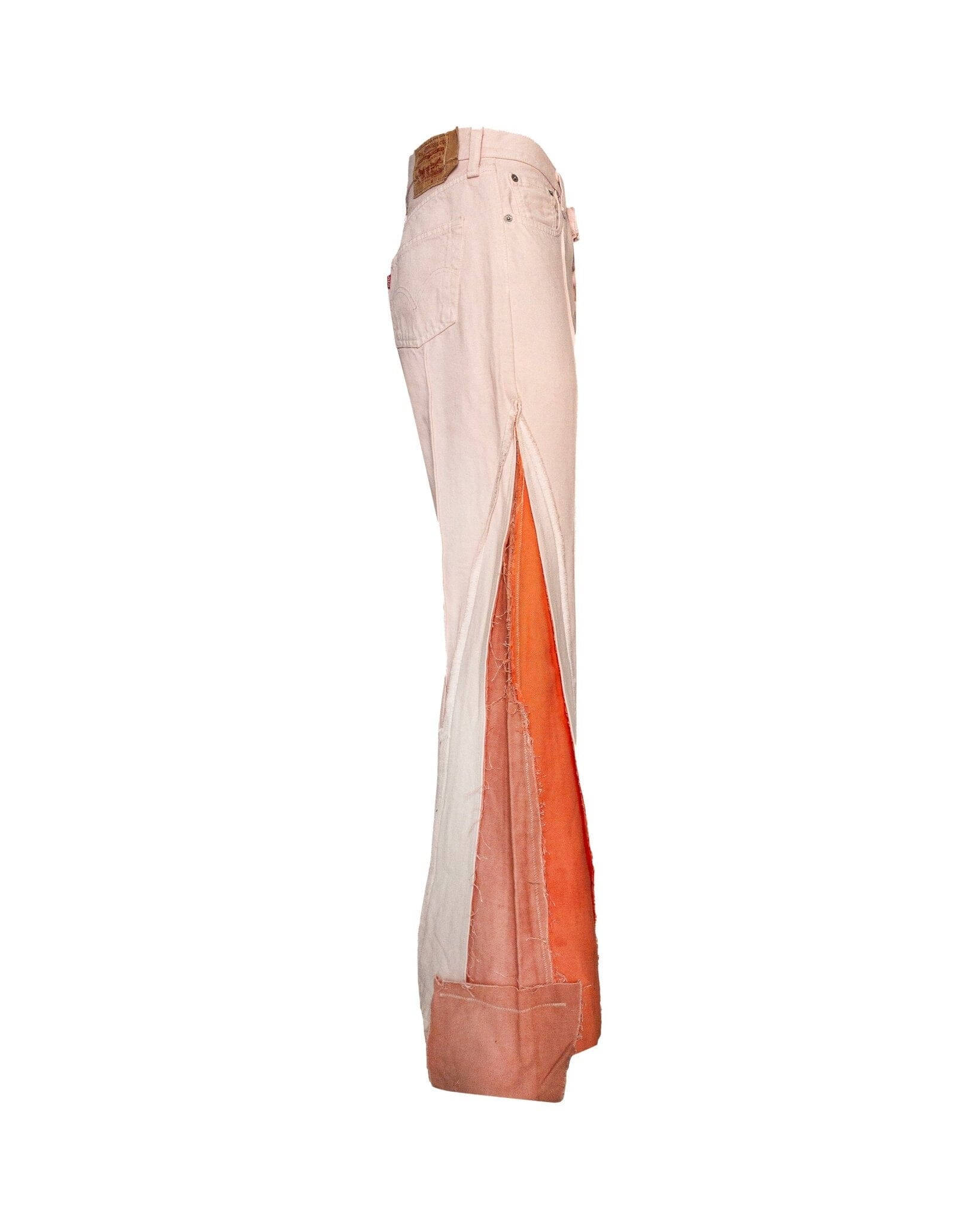 Jeans Straight ULTRA WIDE LEG Pink