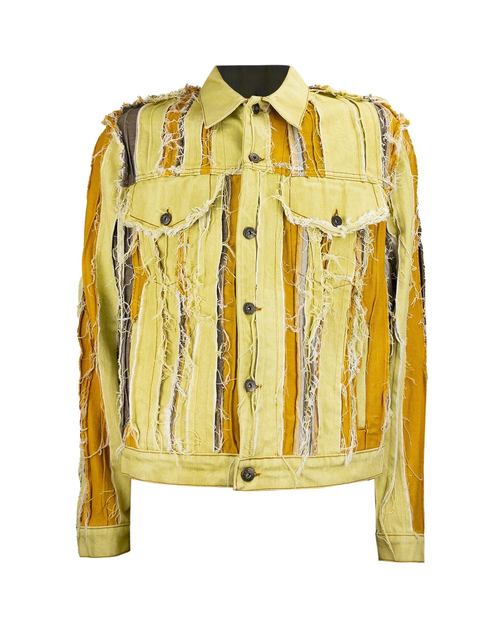Stripes denim regular jacket