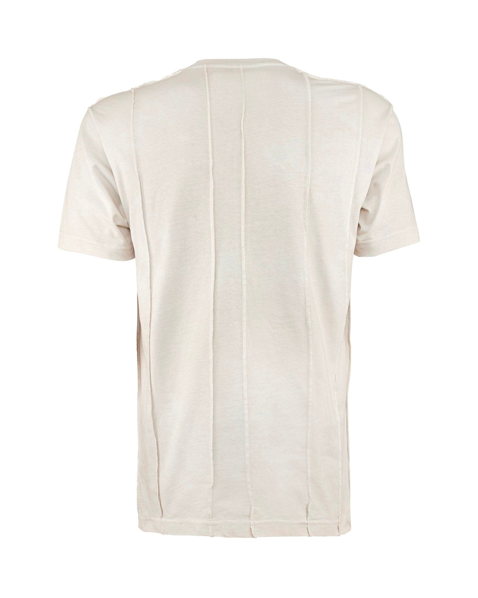 T-shirt regular Stripes Skull Cream